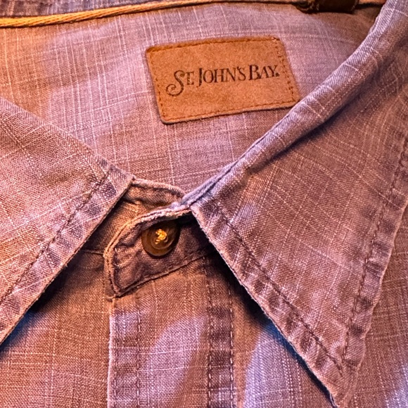 Manhattan Dress Short XXL Men Button Down Shirt Stripes XXXL 3XL - Picture 2 of 8